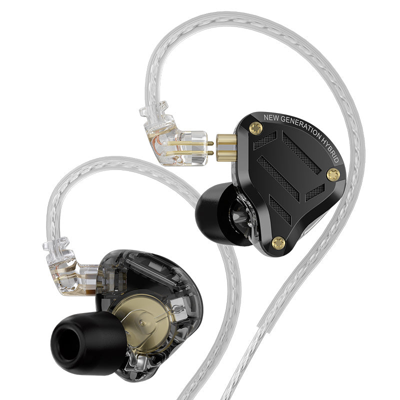 【KZ ZS10 Pro】 2 High-Performance Dynamic Driver Metal Monitor Earphone Noice Cancelling In Ear Game Music Sport HiFi Wired Headset