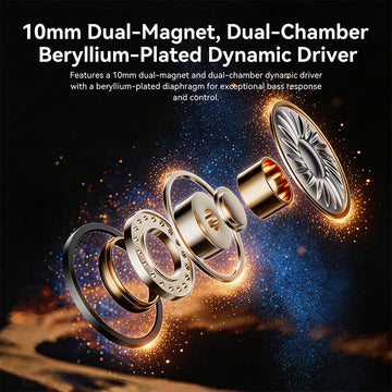 【KBEAR Kalideer Apex-P6】 Triple-Driver Hybrid In-Ear Monitors (1DD+1BA+1Piezo) - KEEPHIFI