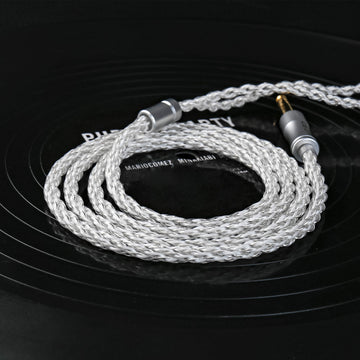 【KBEAR BaiZe】Upgrade Cable, 5N 8-Strand 144-Core High-purity Silver-plated OFC Cable - KEEPHIFI