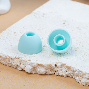 【KBEAR Rainbow】 Eartips for in-Ear Headphones Soft Silicone Earbuds Tips 4mm Connector Hole for in-Ear Earbuds 8PCS/4 Pairs(Shipping on orders over $10) - KEEPHIFI