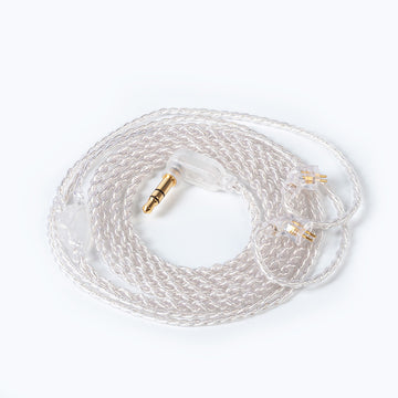 【KBEAR Refreshing】4 Strands 5N Silver-plated OFC Upgraded Cables 1.2M Long - KEEPHIFI