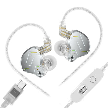 【KZ ZST PRO X】1BA 1DD Hybrid Driver Gaming Earbuds, Deep Bass Sound IEM for Gaming Music Video - KEEPHIFI