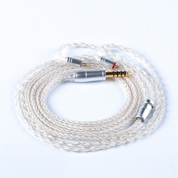 【KBEAR 4833】8 Strands OFC Silver-plated Cables, Upgraded Cables for HIFI IEM Headphones - KEEPHIFI