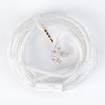 【CCZ UP01 Plus】 2M OFC Silver Plated Upgraded Cable Noise-canceling and High Fidelity - KEEPHIFI
