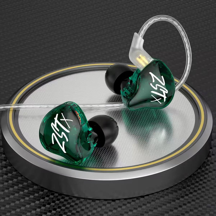 【KZ ZSTX】 1DD+1BA Hybrid Driver In-ear Earphone Wired Headset Gaming Headphone Earbuds Audio - KEEPHIFI