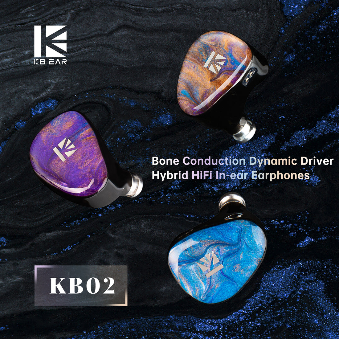 【KBEAR KB02】Beryllium-plated Dynamic Driver Super Bass Bone Conduction ...