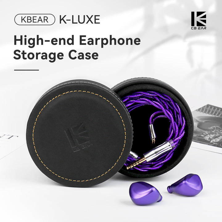 【KBEAR K-LUXE】High-end Earphone Storage Case
