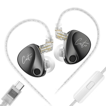 【KZ Castor】Dual-Dynamic Drivers IEM Headphones with 4 Tuning Switches - KEEPHIFI
