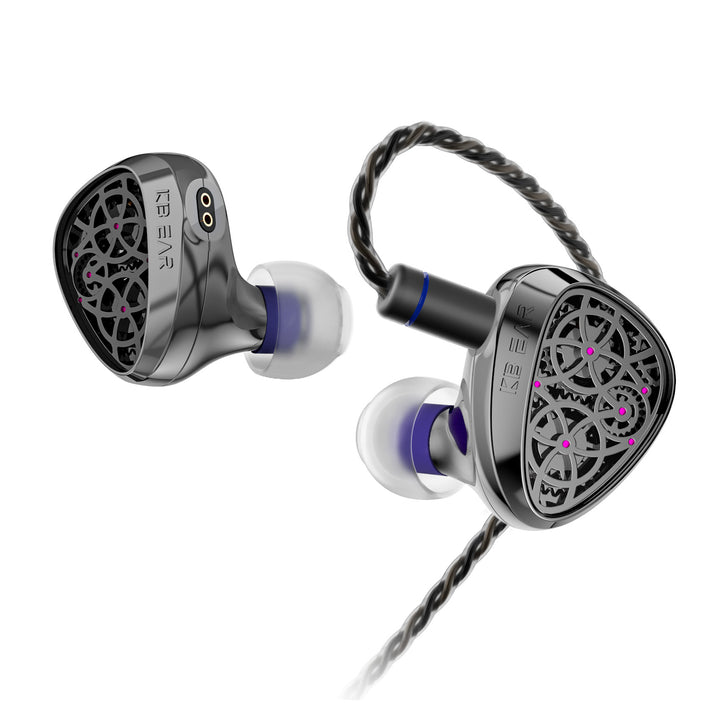 【KBEAR Tourbillon-Pro TB-Pro】in Ear Earphones 10MM PU+PEEK+DLC Composite Diaphragm DD HiFi in Ear Monitor Headphone, HiFi-Grade Tuning for Audiophiles(Pre-order)