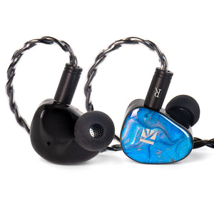 【KBEAR KB02】 10mm Beryllium Dynamic Driver Hybrid HiFi In-ear Earphones 10mm Elastic-piece Type Bone Conduction IEM