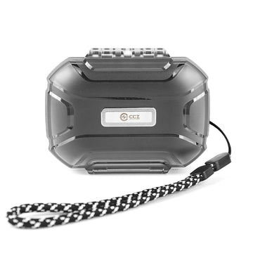 【CCZ Taichi Case】 in Ear Monitor Case, Portable Earbuds Hard Case, Waterproof Earphone Storage Box, Travel Carrying Case for Headphones and IEM Cables - KEEPHIFI
