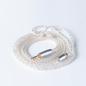 【KBEAR 4833】8 Strands OFC Silver-plated Cables, Upgraded Cables for HIFI IEM Headphones - KEEPHIFI