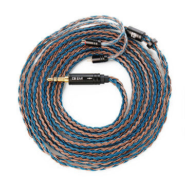 【KBEAR ST16 Plus】 Crystal 16 Cores 2M Long Upgrade Cable 5N Single Copper Silver-plated - KEEPHIFI