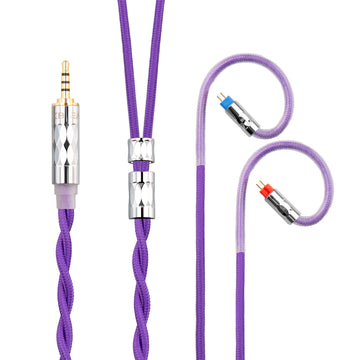 【KBEAR ST5】4N Pure Silver + 4N OFC Mixed Upgraded Cable 1.2m Long - KEEPHIFI