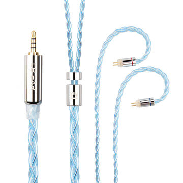 【KBEAR ST6】4 Cores 4N Silver-plated OFC Upgraded Cables 1.2m Long - KEEPHIFI
