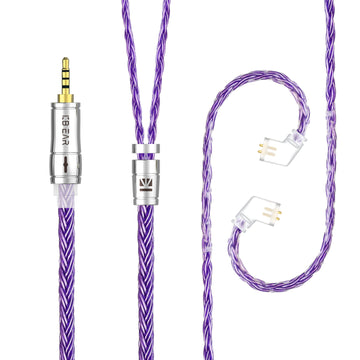 【KBEAR ST18】16-Core Oxygen-free Copper Silver-plated Upgraded Cable 1.2M Long - KEEPHIFI