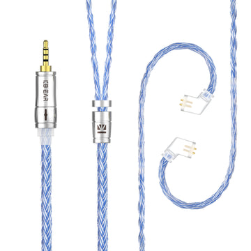 【KBEAR ST18】16-Core Oxygen-free Copper Silver-plated Upgraded Cable 1.2M Long - KEEPHIFI