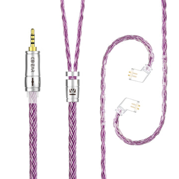 【KBEAR ST18】16-Core Oxygen-free Copper Silver-plated Upgraded Cable 1.2M Long - KEEPHIFI