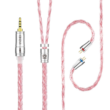 【KBEAR ST18】16-Core Oxygen-free Copper Silver-plated Upgraded Cable 1.2M Long - KEEPHIFI