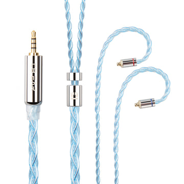 【KBEAR ST6】4 Cores 4N Silver-plated OFC Upgraded Cables 1.2m Long - KEEPHIFI