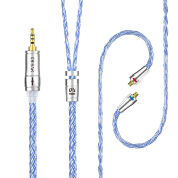 【KBEAR ST18】16-Core Oxygen-free Copper Silver-plated Upgraded Cable 1.2M Long - KEEPHIFI