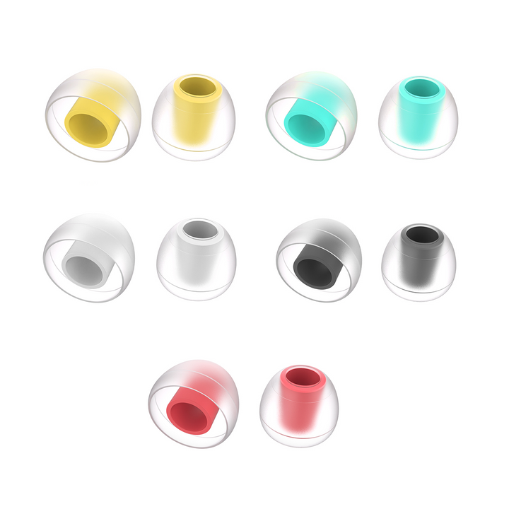 【KBEAR 07】 Silicone upgraded Eartips Noise Isolating Sound Improving with S/M/MS/L