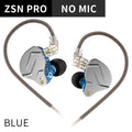 【KZ ZSN Pro】 In Ear Monitors IEM Earphones with Hybrid 1DD 1BA Wired Earbuds Headphones Gaming Earbuds Stereo Bass Sound - KEEPHIFI