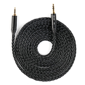 【KBEAR AUX08】8 Strands 4N OFC Silver-plated Hi-Fi AUX Cable Premium Hi-Fi Audio, For an Immersive Sonic Experience - KEEPHIFI