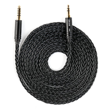 【KBEAR AUX08】8 Strands 4N OFC Silver-plated Hi-Fi AUX Cable Premium Hi-Fi Audio, For an Immersive Sonic Experience - KEEPHIFI