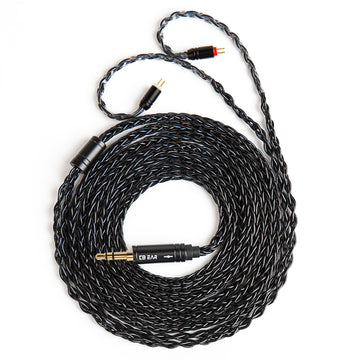 【KBEAR ST12/ST12PLUS】 Upgraded Cable 8-strand 4N OFC silver-plated High-purity 4N Upgraded Cable 3.5MM plug/4.4MM plug - KEEPHIFI