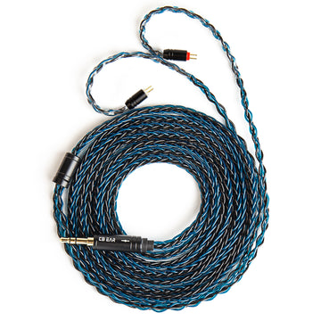 【KBEAR ST12/ST12PLUS】 Upgraded Cable 8-strand 4N OFC silver-plated High-purity 4N Upgraded Cable 3.5MM plug/4.4MM plug - KEEPHIFI