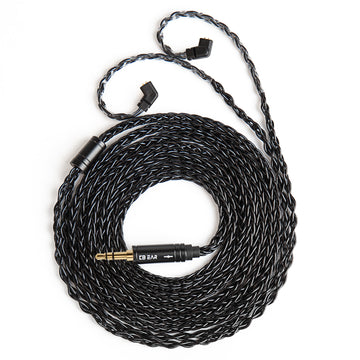 【KBEAR ST12/ST12PLUS】 Upgraded Cable 8-strand 4N OFC silver-plated High-purity 4N Upgraded Cable 3.5MM plug/4.4MM plug - KEEPHIFI