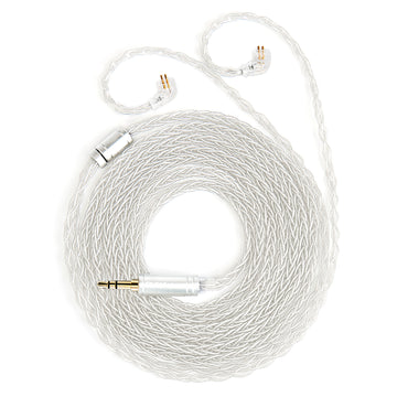 【KBEAR ST12/ST12PLUS】 Upgraded Cable 8-strand 4N OFC silver-plated High-purity 4N Upgraded Cable 3.5MM plug/4.4MM plug - KEEPHIFI