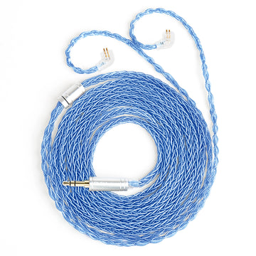 【KBEAR ST12/ST12PLUS】 Upgraded Cable 8-strand 4N OFC silver-plated High-purity 4N Upgraded Cable 3.5MM plug/4.4MM plug - KEEPHIFI