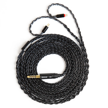 【KBEAR ST12/ST12PLUS】 Upgraded Cable 8-strand 4N OFC silver-plated High-purity 4N Upgraded Cable 3.5MM plug/4.4MM plug - KEEPHIFI