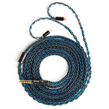 【KBEAR ST12/ST12PLUS】 Upgraded Cable 8-strand 4N OFC silver-plated High-purity 4N Upgraded Cable 3.5MM plug/4.4MM plug - KEEPHIFI