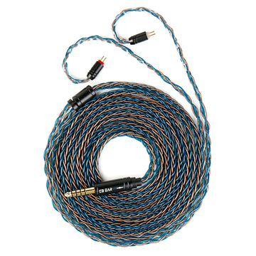 【KBEAR ST12/ST12PLUS】 Upgraded Cable 8-strand 4N OFC silver-plated High-purity 4N Upgraded Cable 3.5MM plug/4.4MM plug - KEEPHIFI