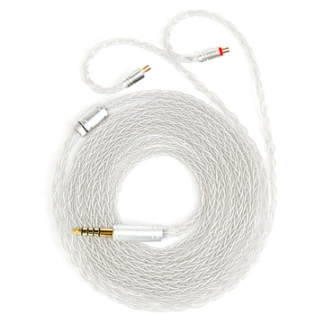 【KBEAR ST12/ST12PLUS】 Upgraded Cable 8-strand 4N OFC silver-plated High-purity 4N Upgraded Cable 3.5MM plug/4.4MM plug - KEEPHIFI