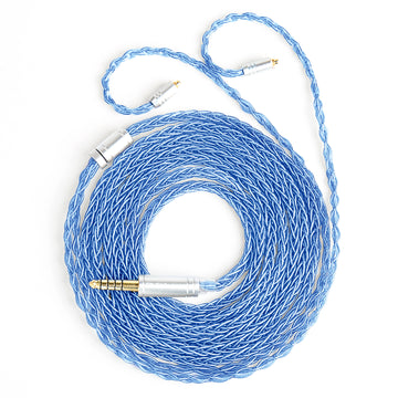 【KBEAR ST12/ST12PLUS】 Upgraded Cable 8-strand 4N OFC silver-plated High-purity 4N Upgraded Cable 3.5MM plug/4.4MM plug - KEEPHIFI