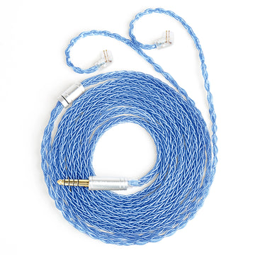 【KBEAR ST12/ST12PLUS】 Upgraded Cable 8-strand 4N OFC silver-plated High-purity 4N Upgraded Cable 3.5MM plug/4.4MM plug - KEEPHIFI