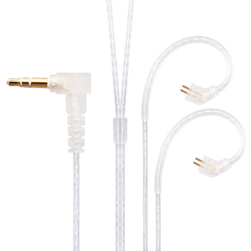 【KBEAR ST10】High-purity Silver-plated Upgraded Cable 1.2m Long 3.5mm TFZ - KEEPHIFI