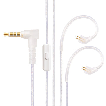 【KBEAR ST10】High-purity Silver-plated Upgraded Cable 1.2m Long 3.5mm TFZ - KEEPHIFI