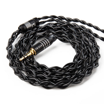【KBEAR Black Blade】Brass Alloy Upgrade Cable 4-core braided in Litz structure 1.2M Long - KEEPHIFI