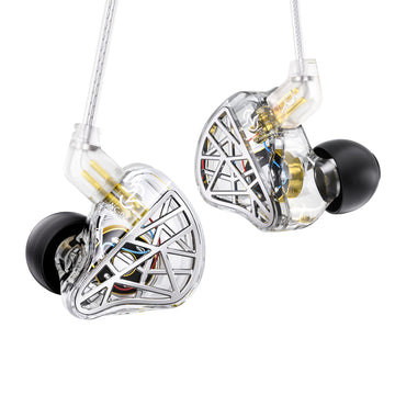【CCZ March NC02】in Ear Monitors Composite Magnetic DD HiFi Earphones, Powerful HiFi Sound, High Resolution - KEEPHIFI