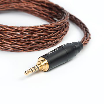 【KBEAR 4891】 8 Strands Oxygen-free Copper Upgraded Cables Brown - KEEPHIFI