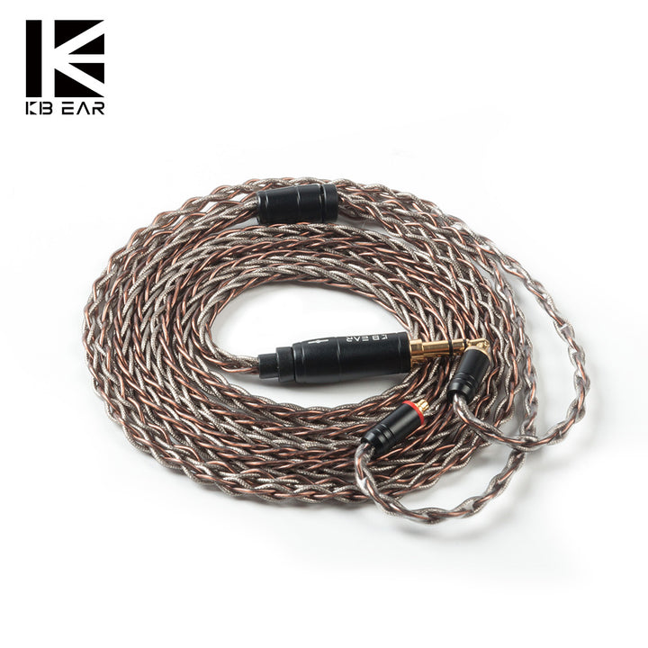 【KBEAR Rhyme】8 Cores 6N OCC Upgraded Cable for In Ear Earphone IEM Headphones - KEEPHIFI
