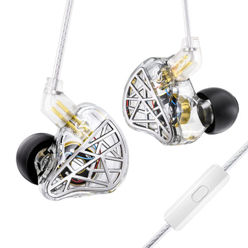 【CCZ March NC02】in Ear Monitors Composite Magnetic DD HiFi Earphones, Powerful HiFi Sound, High Resolution - KEEPHIFI