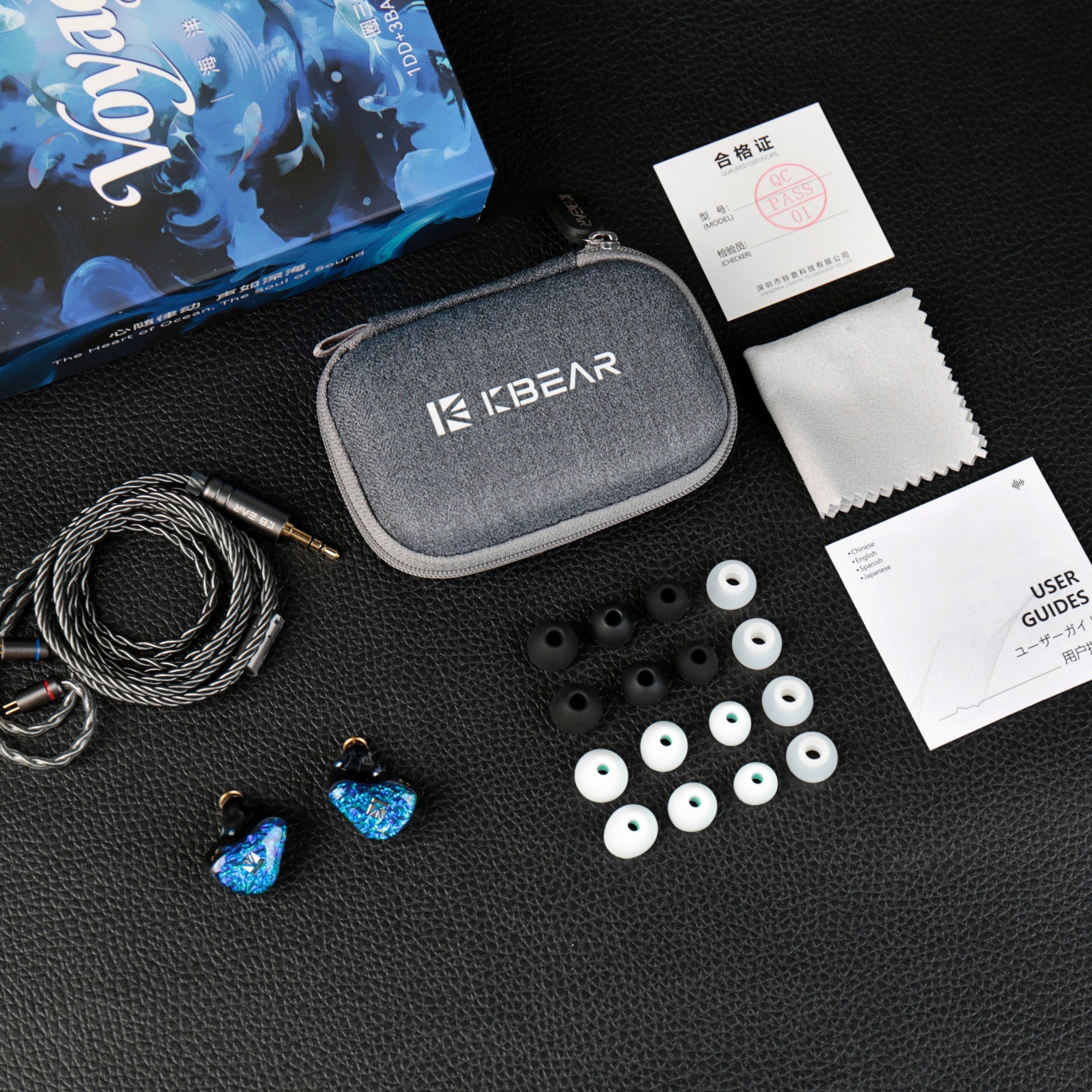 KBEAR Voyages SR-8——Clearance】1DD+3BA Hybrid HiFi In Ear