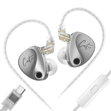 【KZ Castor】Dual-Dynamic Drivers IEM Headphones with 4 Tuning Switches - KEEPHIFI