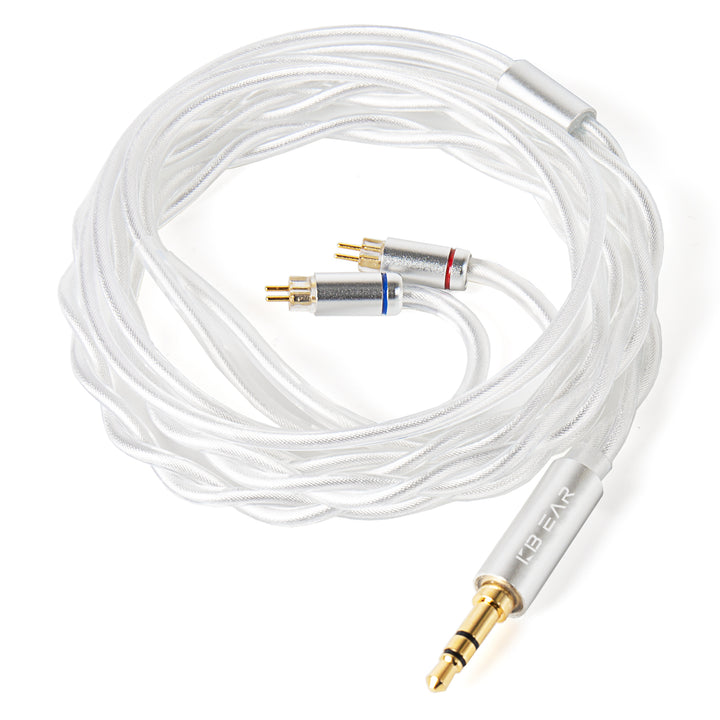 【KBEAR Glint】 5N OFC Silver-plated Upgrade Cable & Aluminum Alloy Components - KEEPHIFI